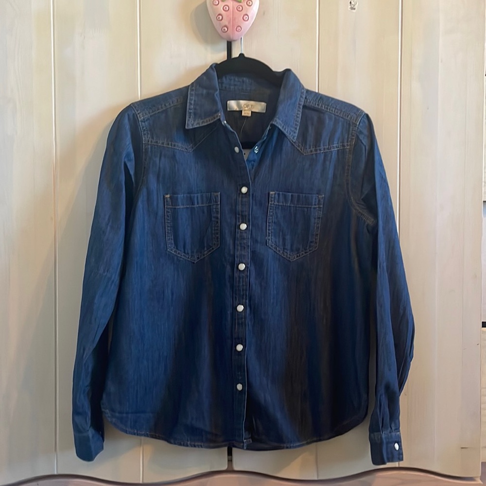 LOFT Chambray Shirt